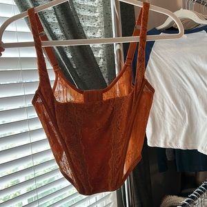 urban outfitters corset top